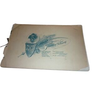 RARE 1888 Allen & Ginter Wild Animals of the World N25 Tobacco Album COMPLETE